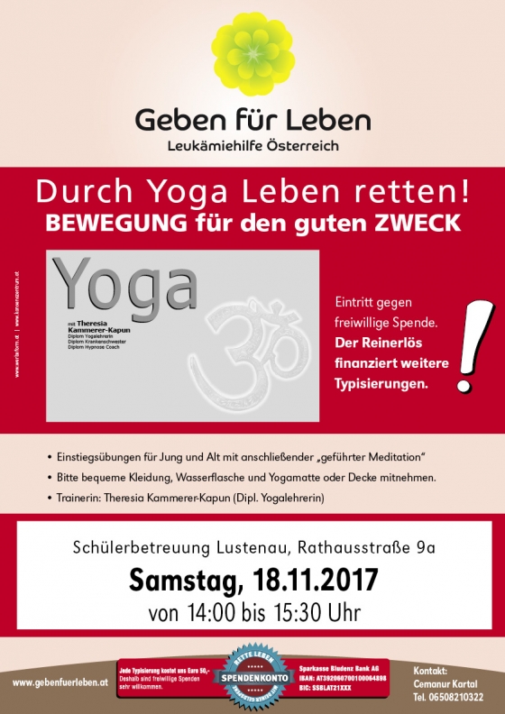 Durch Yoga Leben retten