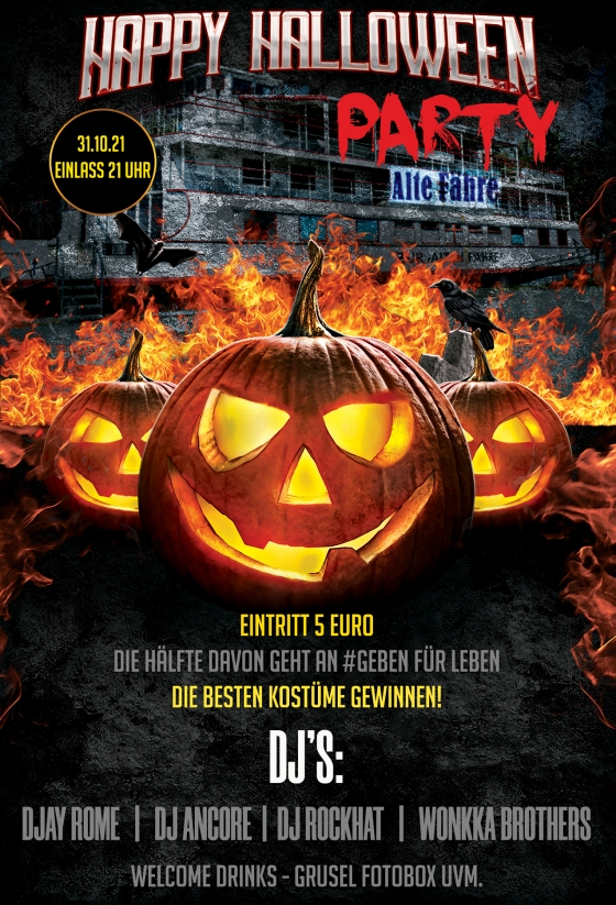 Halloween Party auf der Alten Fähre in Lochau
