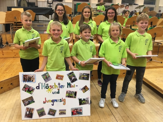 Benefizkonzert Höschter Mini- und Jungmusig