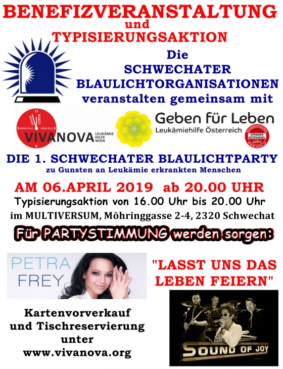 1. Schwechater Blaulichtparty