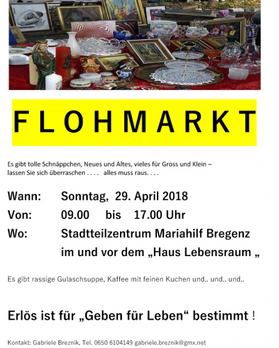 Flohmarkt Mariahilf Bregenz