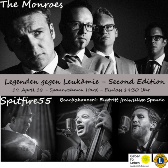 Rockiges Benefizkonzert - The Monroes und Spitfire 55