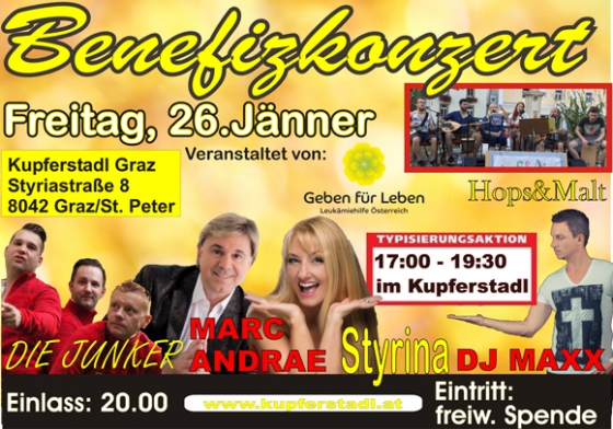 Benefizkonzert Kupferstadl Graz