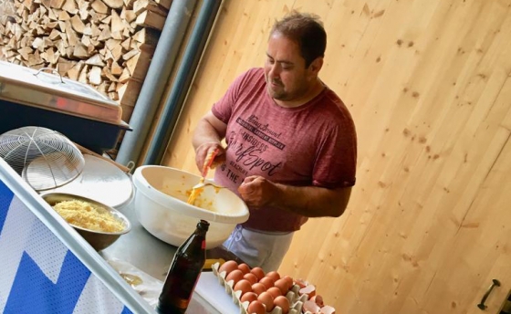 Kässpätzle mit Roadwork und Flashlight