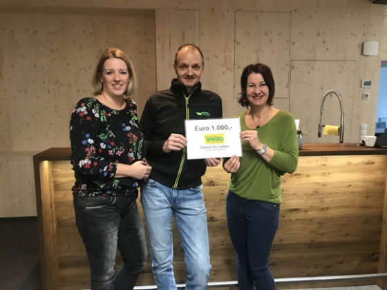 € 1.000,- von Westo Installationen in Lustenau