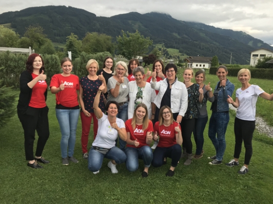 169 + 10 Typisierungen bei Aon Austria