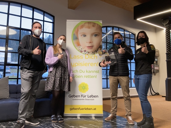 30 Typisierungen bei Firma Henn aus Vorarlberg