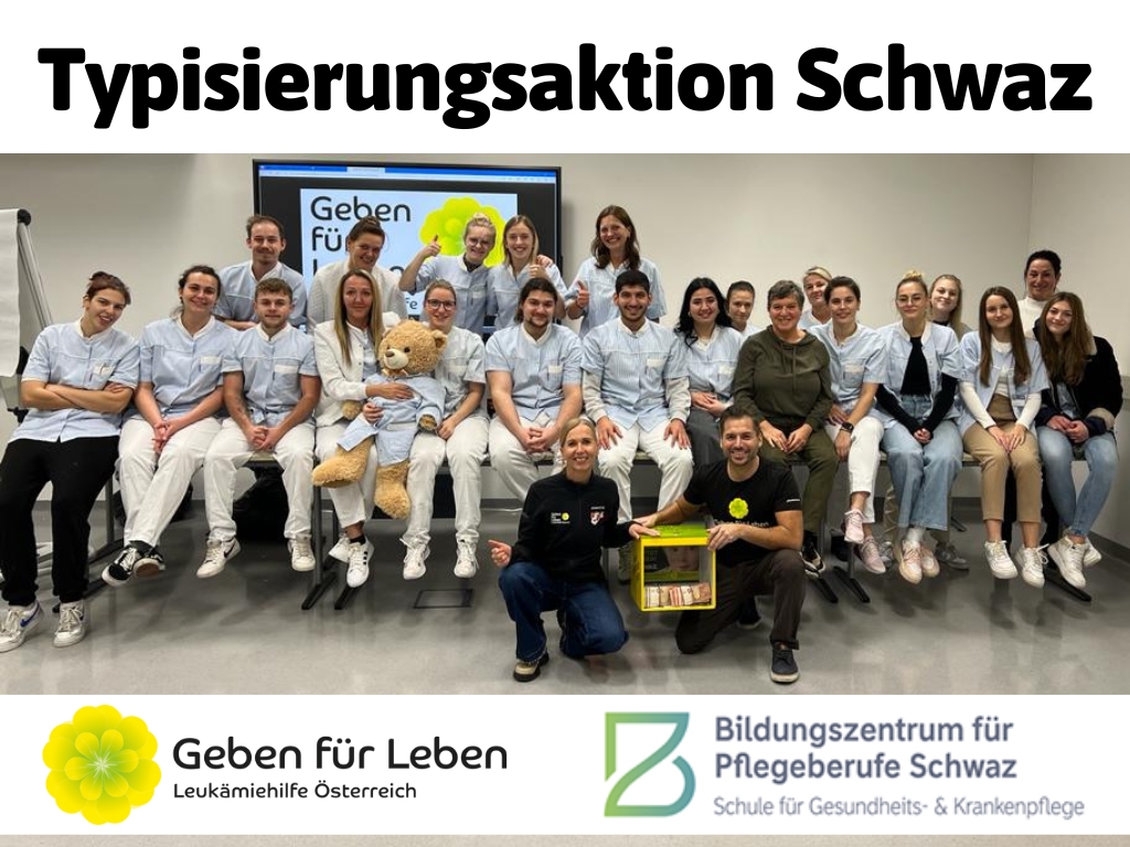 633 Typisierungen in Schwaz - Tirol