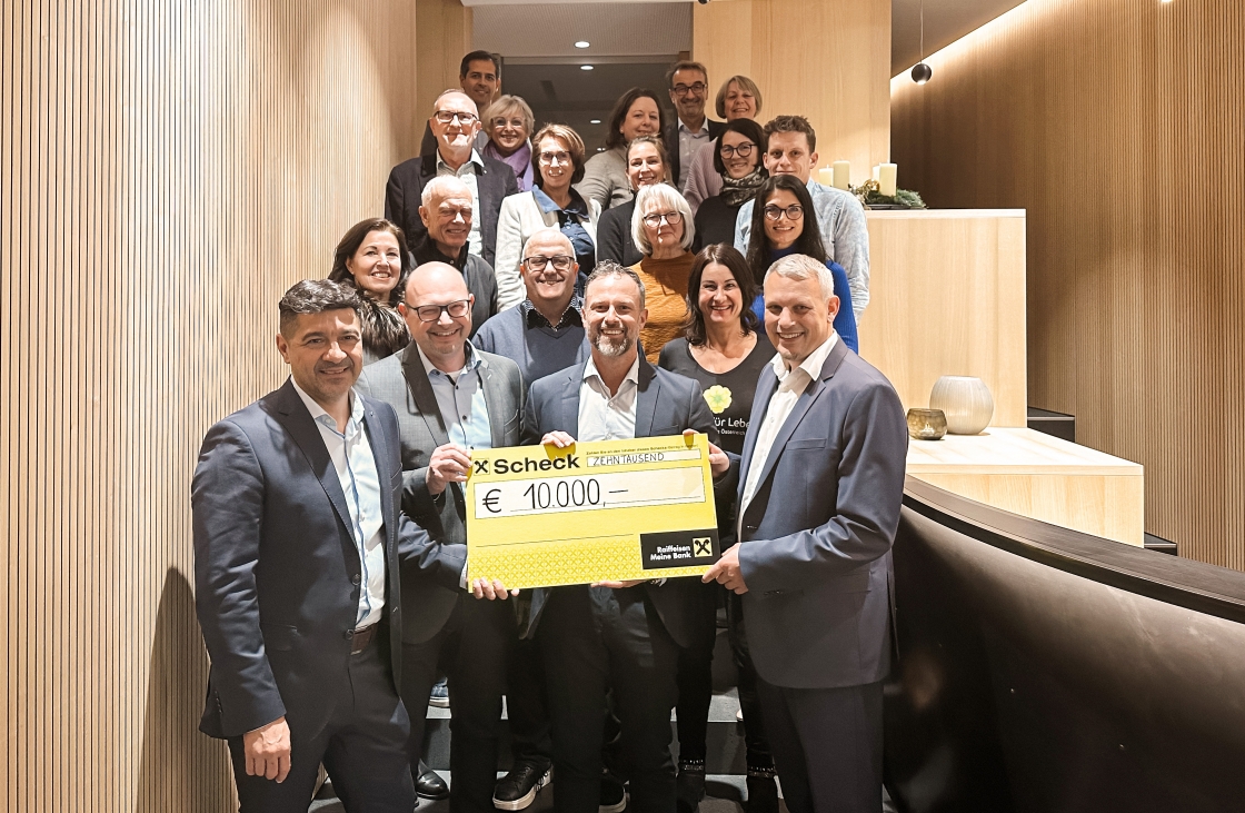 € 500 von der Raiffeisenbank Bodensee-Leiblachtal - Vorarlberg