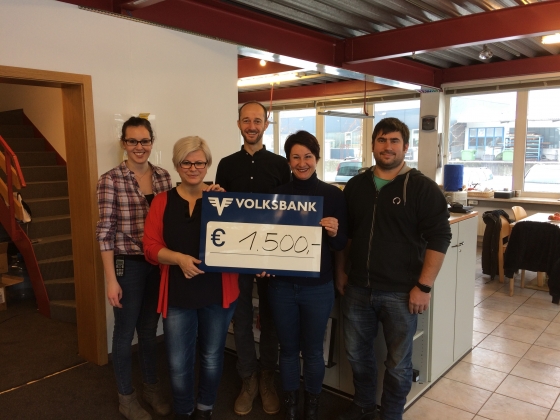 Egon Böhler GmbH spendet € 1.500,- 