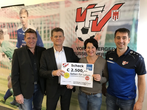 € 2.500,- Spende und 25 Typisierungen vom VFV