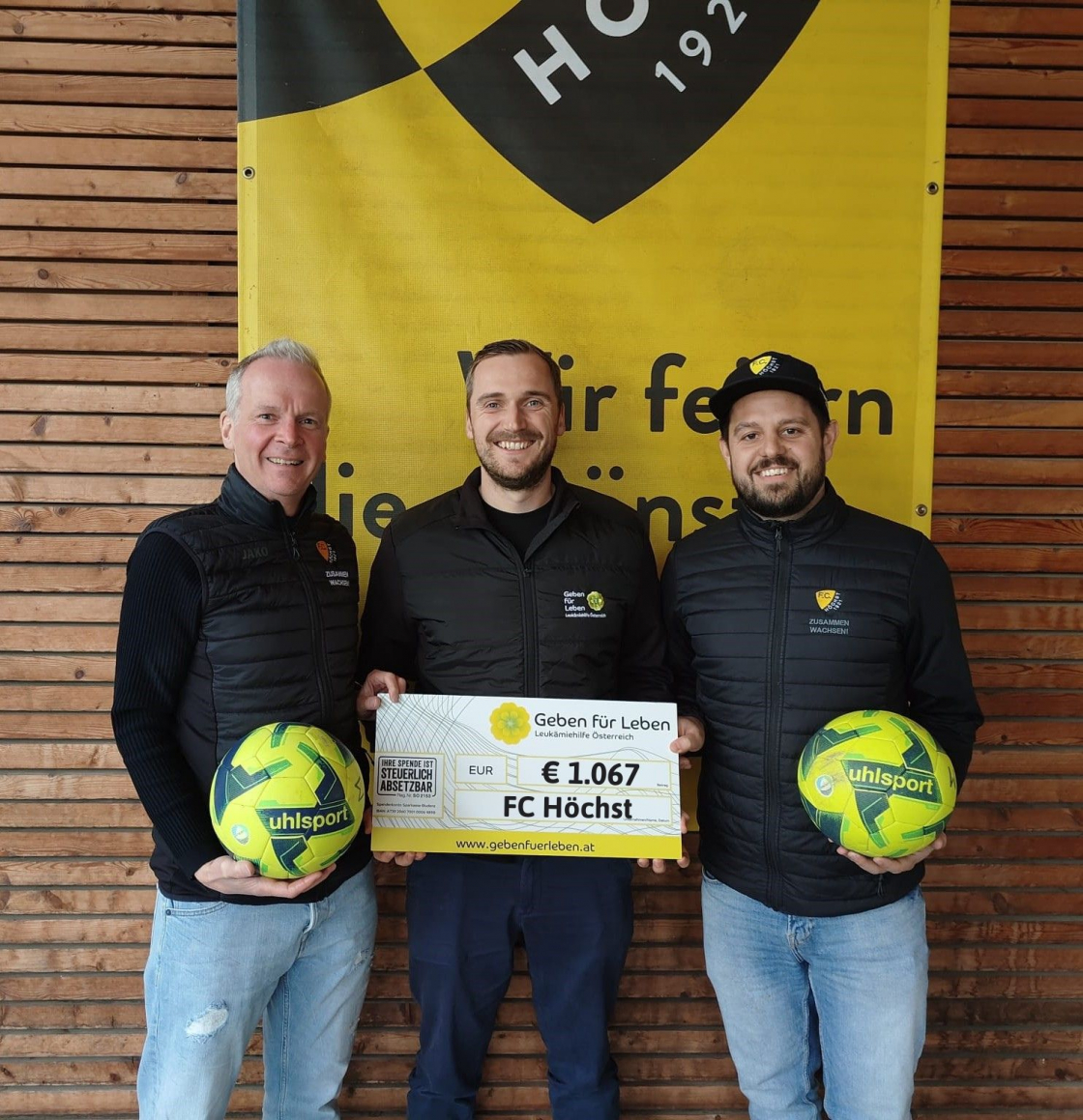 € 1.067 durch den FC Höchst - Vorarlberg