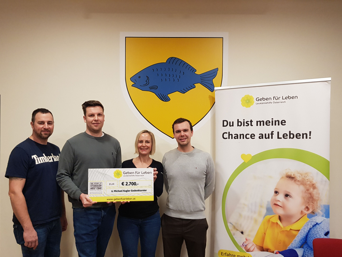 6. Gedenkturnier für Michael Kugler in Fischamend bringt € 2.700 - Niederösterreich