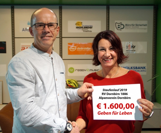 € 1.600,- nach Staufenlauf 2019
