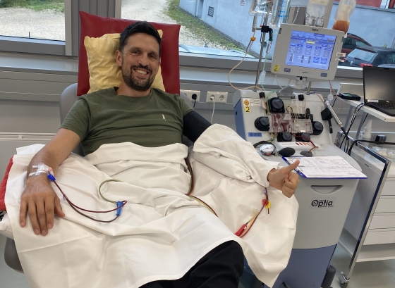 Unser 414. Spender ist Lukas aus Vorarlberg