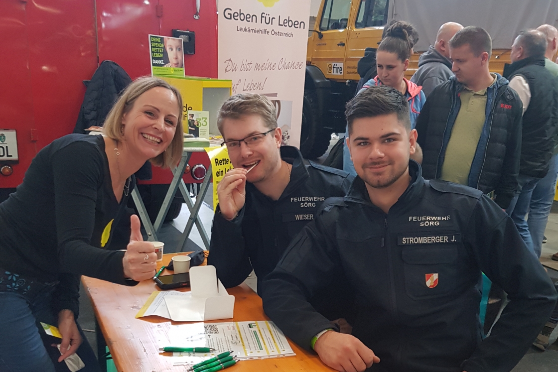 74 Typisierungen auf Signal 112 in Oberwart - Burgenland