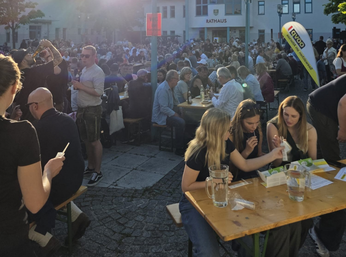 41 neue Typisierungen beim Maibaumaufstellen in Seewalchen - Oberösterreich