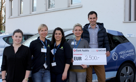 Firmenaktion für Wolfgang Grasbon bei Hirschmann Automotive