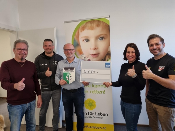 € 6.875,- von Sandras Familie & Freunden des Dornbirner SV