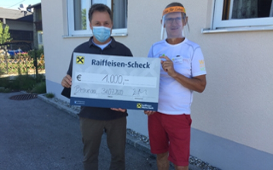 € 1.000,- vom Kiwanis Club Braunau