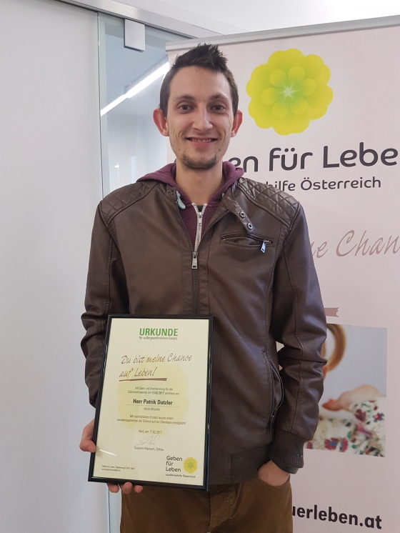 Zwei neue Spender schenken wieder Hoffnung