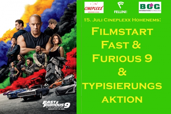 Vier Wochen Lifesaver-Corner zum Start von Fast & Furious 9