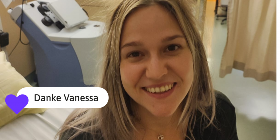 Unsere 431. Spenderin ist Vanessa aus Niederösterreich