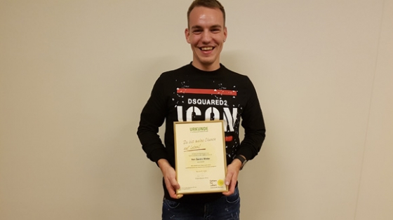 Unser 90. Spender heißt Sandro