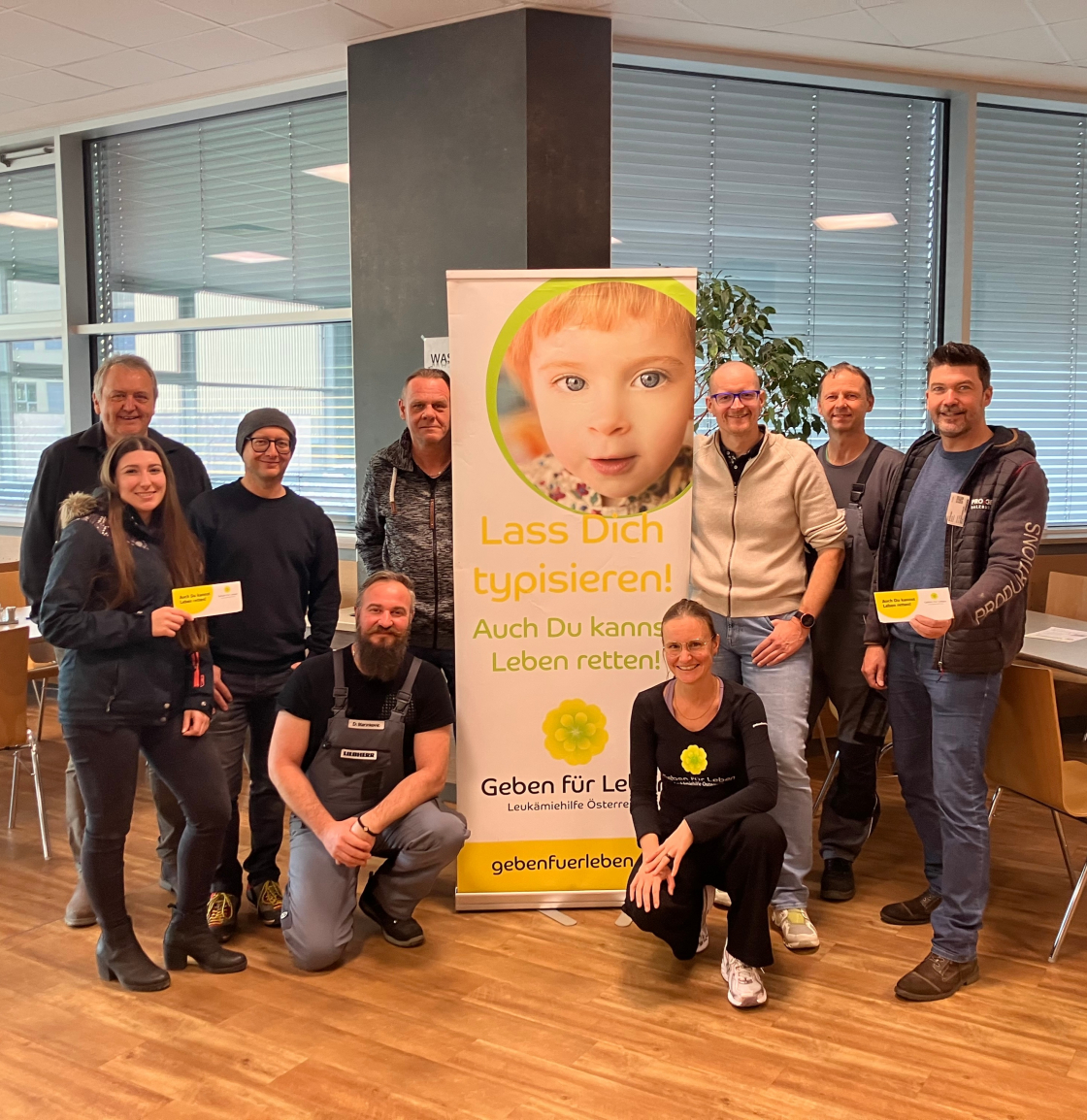 201 Typisierungen bei Liebherr in Bischofshofen – Salzburg