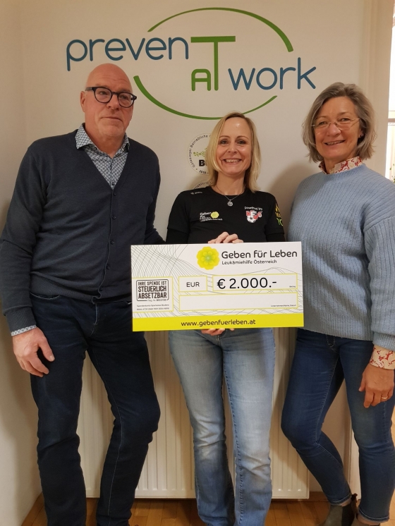 € 2.000 von prevent at work - Wien