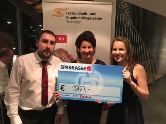 € 1.000,- von der GKPS Feldkirch