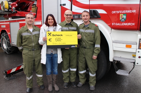 Friedenslichtaktion der Feuerwehr St. Gallenkirch!