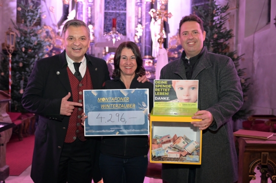 € 4.296 nach Weihnachtskonzert von Markus Wolfahrt - Vorarlberg