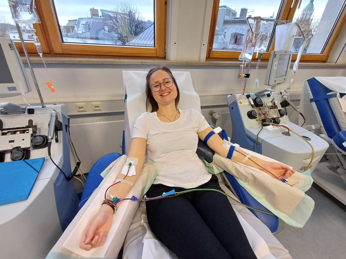 Unsere 627. Stammzellspenderin ist Sarah aus Wörgl - Tirol