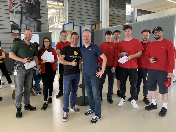 25 Typisierungen bei HILTI in Thüringen - Vorarlberg