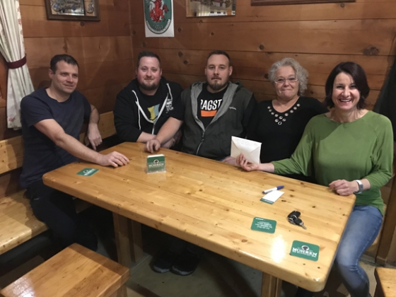 € 1.200,- vom Kluser Stüble und seinen Gästen