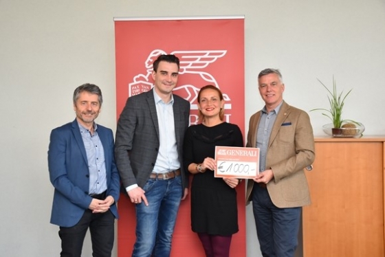 € 1.000,- Spende und 22 Neutypisierungen von Generali Vorarlberg