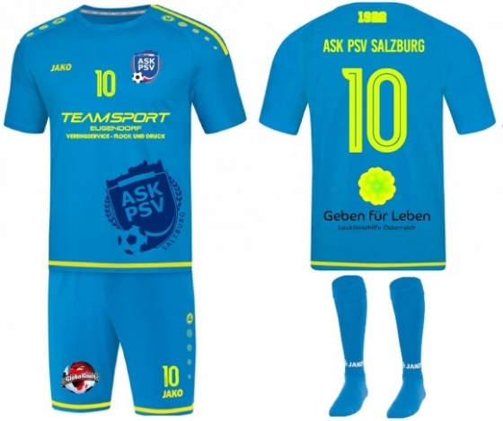 Fußballverein nimmt uns auf die Dressen