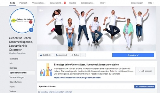 Über € 9.000,- durch Spendenaktionen auf Facebook