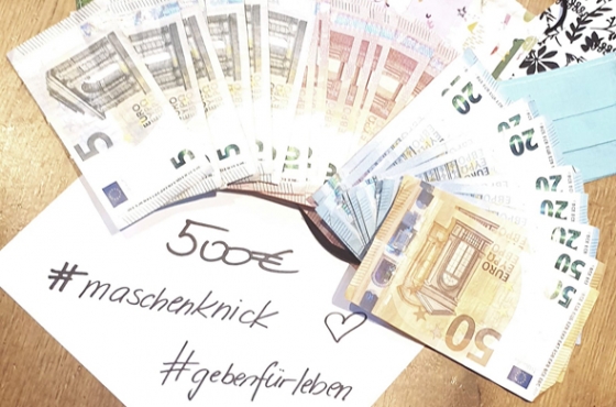 € 500,- durch Maschen-Knick aus Gastein