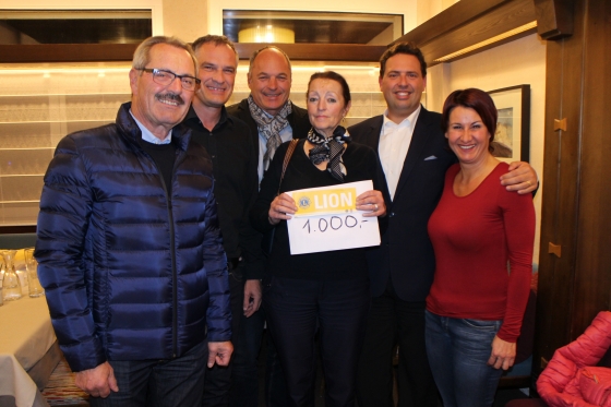 Lions Silvretta spenden € 1.000,-