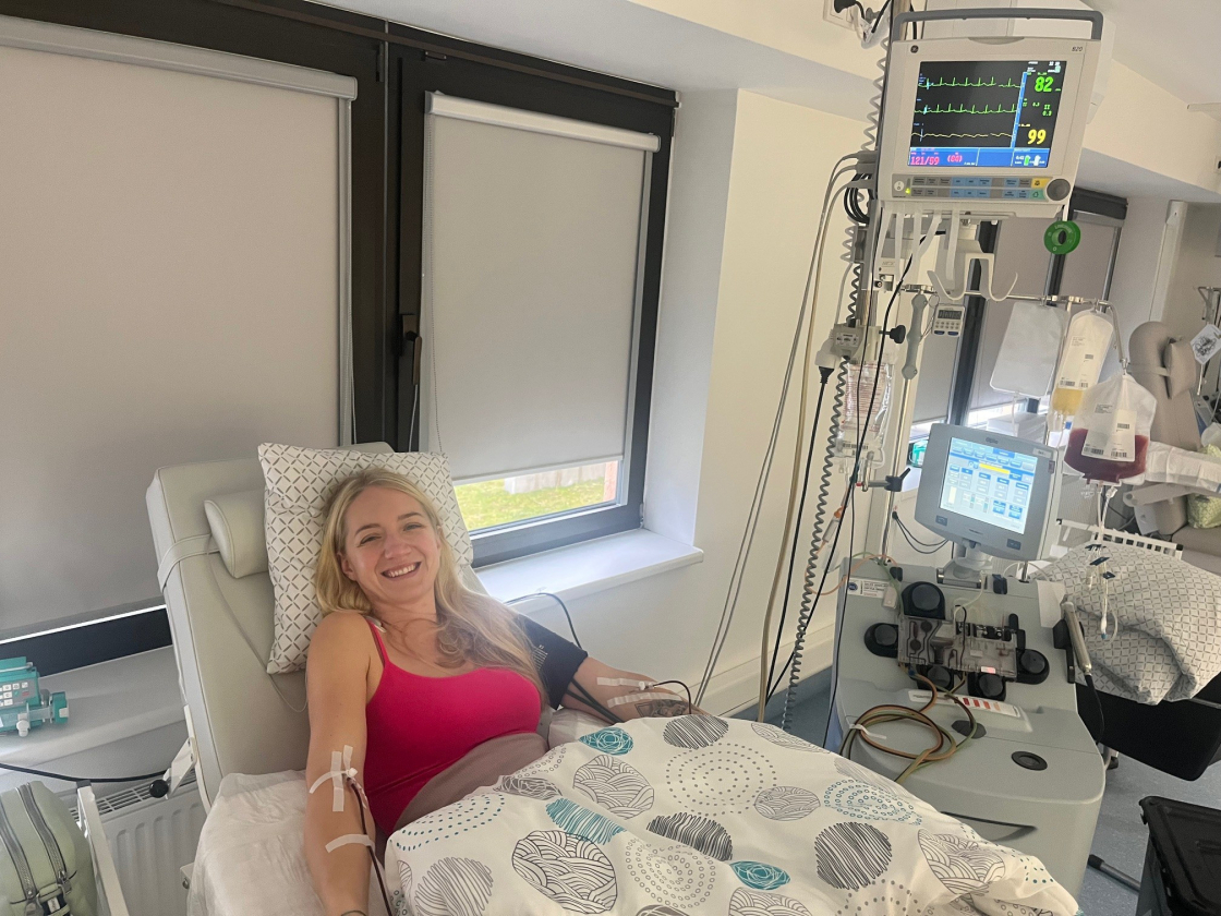 Unsere 805. Stammzellspenderin ist Corinna aus Hallein - Salzburg