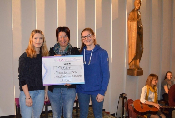 € 1.000,- durch 2HLW Feldkirch