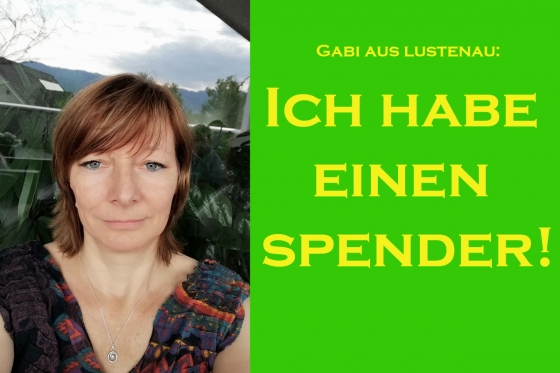 Gabi hat einen Spender!