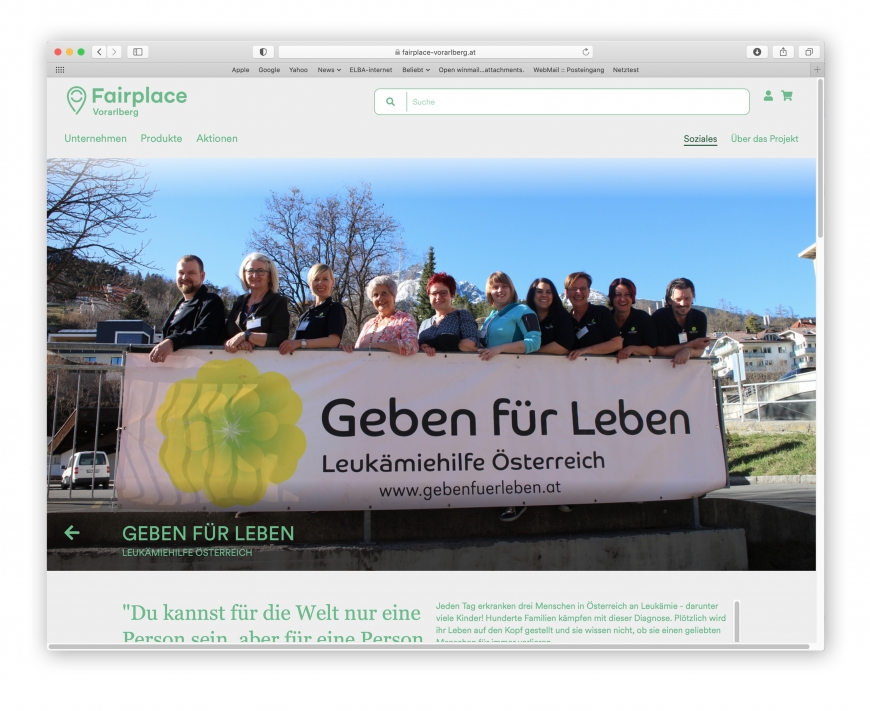 'Regionaler Marktplatz unterstützt Menschen mit Leukämie'-Bild-1