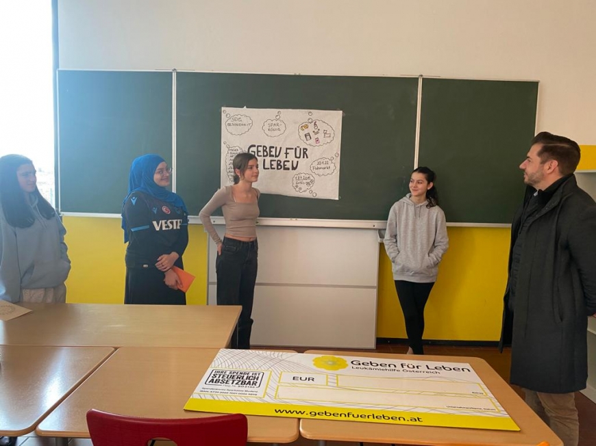 'SchülerInnen starten Sozialprojekt für Geben für Leben'-Bild-1