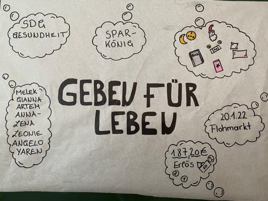 'SchülerInnen starten Sozialprojekt für Geben für Leben'-Bild-2