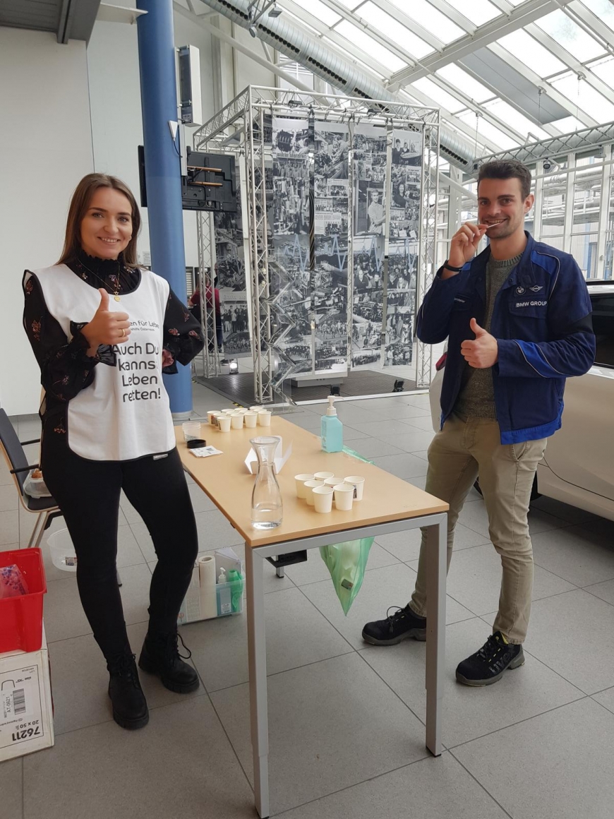 'Weitere Typisierungsaktion bei BMW Steyr ein toller Erfog'-Bild-1