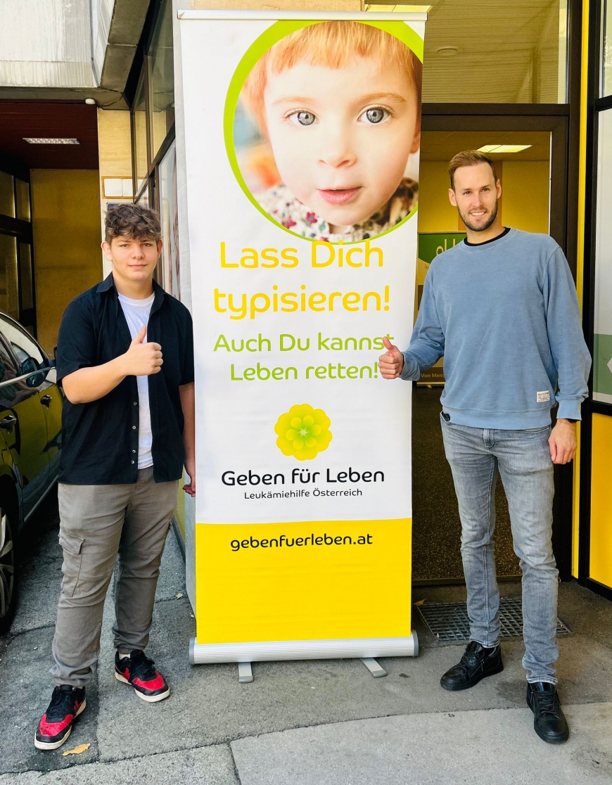 '16-jähriger organisiert Typisierungsaktion - Fußballspieler Marco Knaller war dabei'-Bild-1