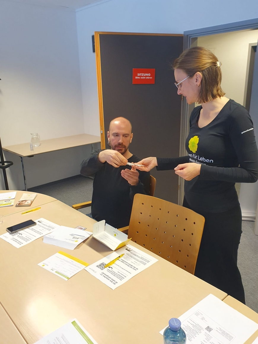 'Engagierte Mitarbeiter der PVA Salzburg ließen sich typisieren'-Bild-2